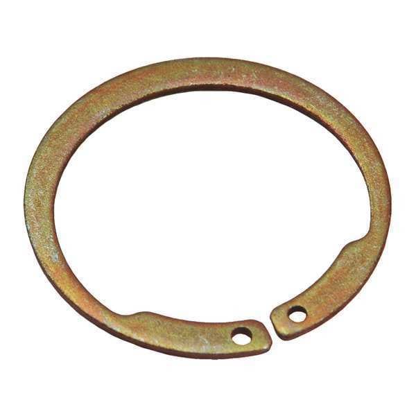 Rotor Clip External Retaining Ring, Steel Zinc Yellow Finish, 0.984 in