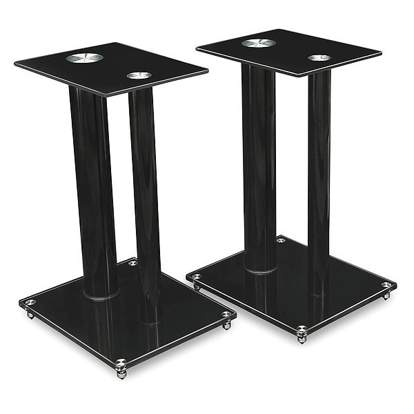 MountIt Satellite Speaker Stands (Set of 2) Black MI28B Zoro