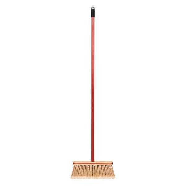 Harper Broom, 48" Metal Handle, Gray, 12" 10804A Zoro