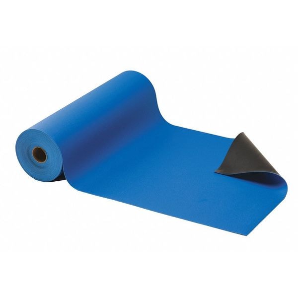 Acl Staticide ESD Mat Roll, 2Layer, 30" x 50 ft., Blue 59300 Zoro