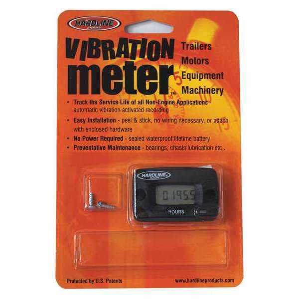Hardline Products Vibration Hour Meter HR8065 Zoro