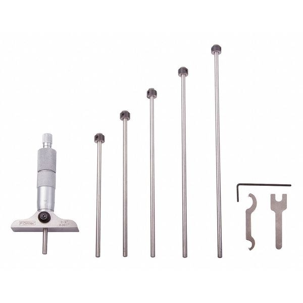 Fowler 06" Vernier Depth Micrometer 522251120 Zoro