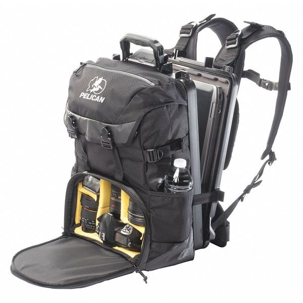 Pelican Bag/Tote, Sport Backback for Laptop/Camera, Blk, Black