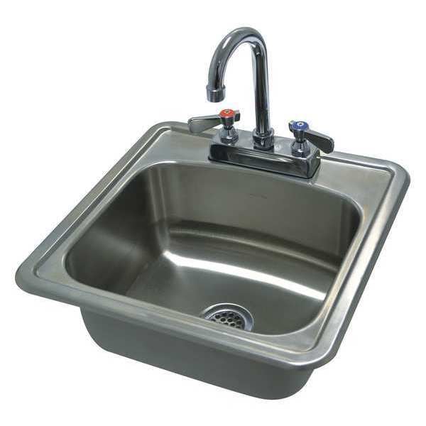 Advance Tabco Sink, Counter Top DropIn, 12x10x6, 20g DI11515X Zoro