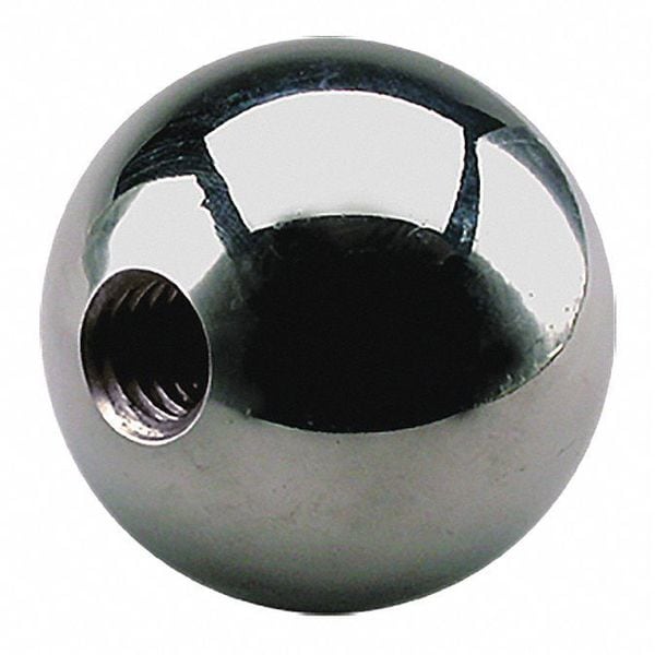 S & W Manufacturing Ball Knob, 303SS, 3/8-24"Thrd, 1-7/8" dia. SSBK-051