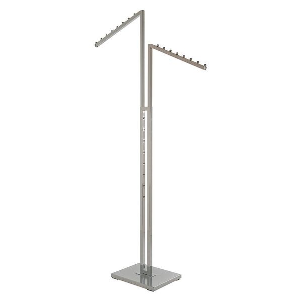 Econoco Square Rack Tubing Arms 8-Ball, 2-Way, Chrome K25 | Zoro