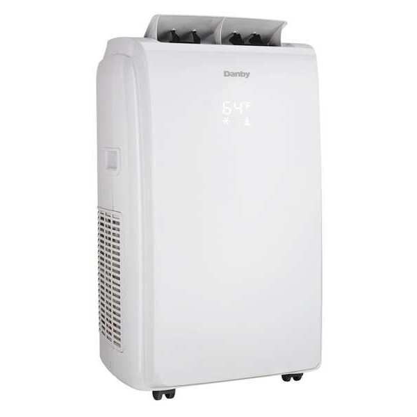 Danby Air Conditioner, Portable, 12,000 Btu, Wht DPA120EAUWDB Zoro