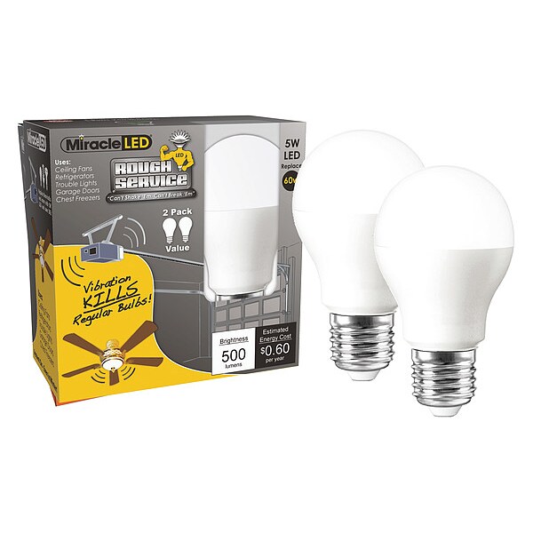 Miracle Led Rough Service Low Profile LED Bulb Vibration Resistant