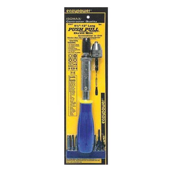 Eazypower Push Pull Click Drill Kit, 10 pcs. 83637 | Zoro