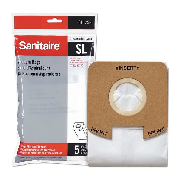 Electrolux Sanitaire Bag, Vacuum, Sc785At, PK5 61125B10 Zoro