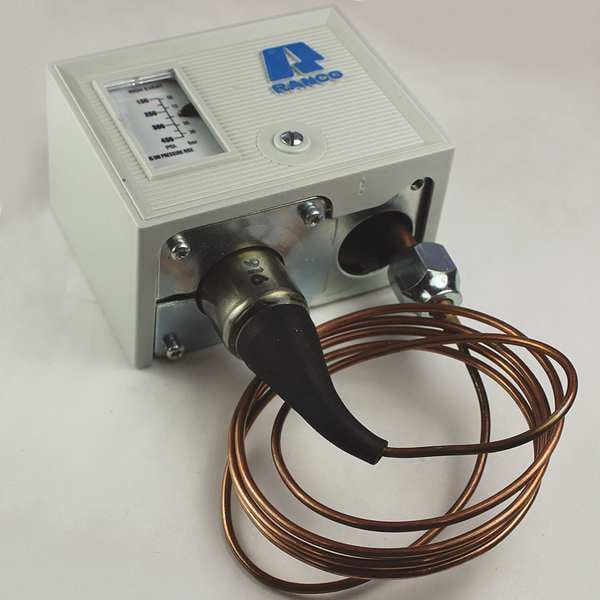 Ranco Hi Pressure Switch, 150450 psi, 48" Cap O16200 Zoro