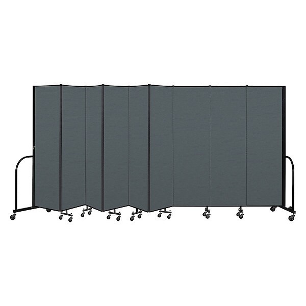 Screenflex Portable Room Divider, 9 Panel, 6 ft. 8"H CFSL689CN Zoro