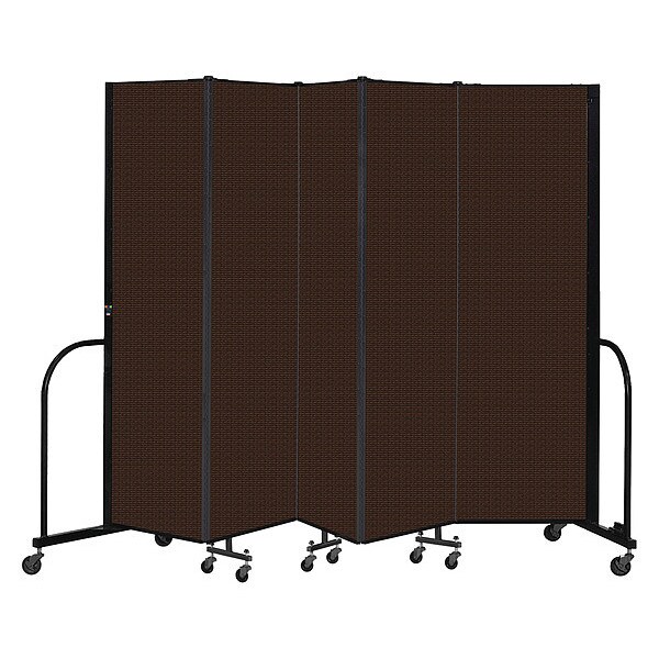 Screenflex Portable Room Divider, 5 Panel, 6 ft. 8"H CFSL685DD Zoro