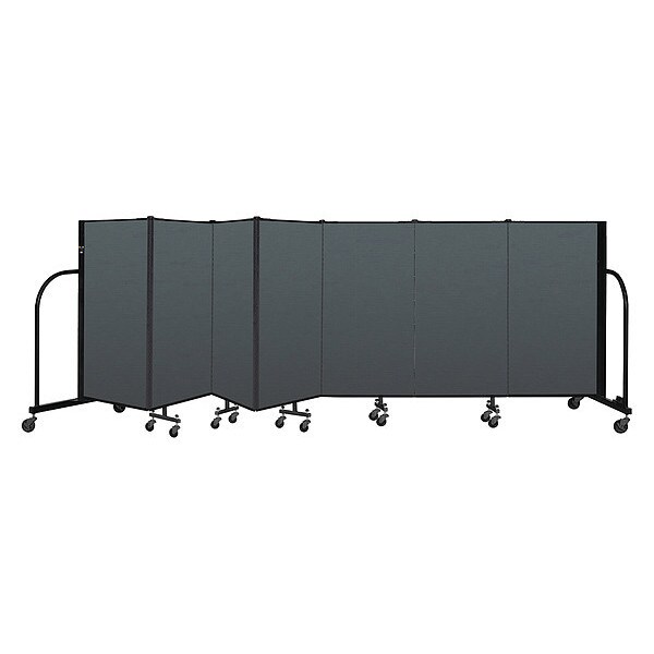 Screenflex Portable Room Divider, 7 Panel, 4 ft. H CFSL407DN Zoro