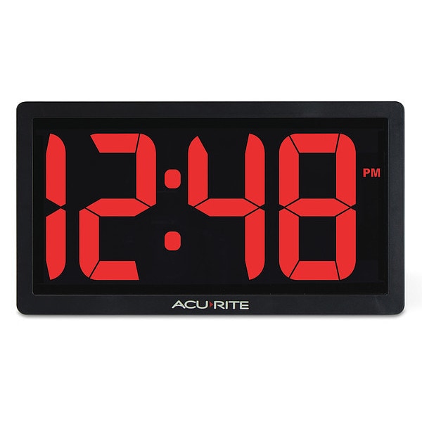 ACURITE 75099M LED Digital Clock W/ Auto Dimming Brightness