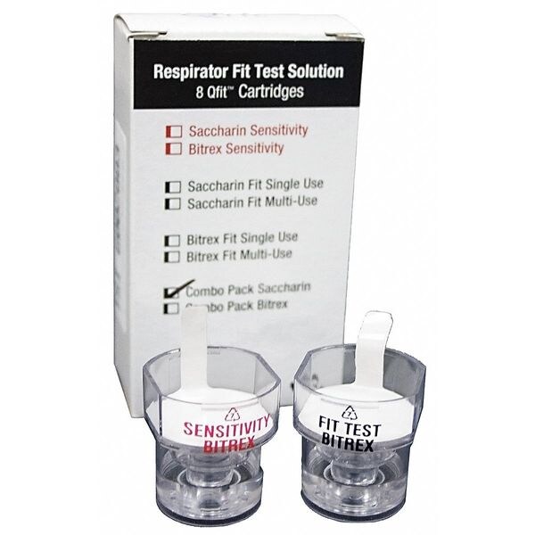 Qfit Fit Testing Solution, Saccharin, PK8 805013 Zoro