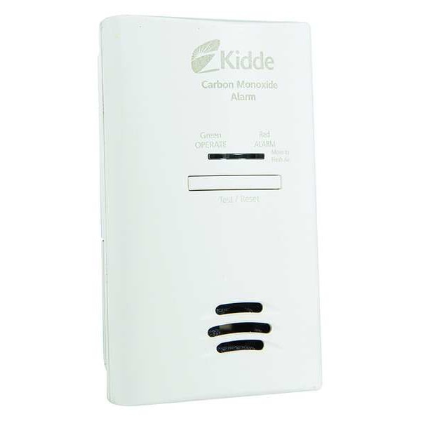 Kidde Carbon Monoxide Alarm, Electrochemical Sensor, 85 dB 10 ft