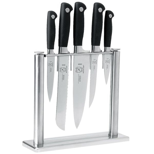 Mercer Cutlery Forged Glass Block Set, 6 Pc Set M20000