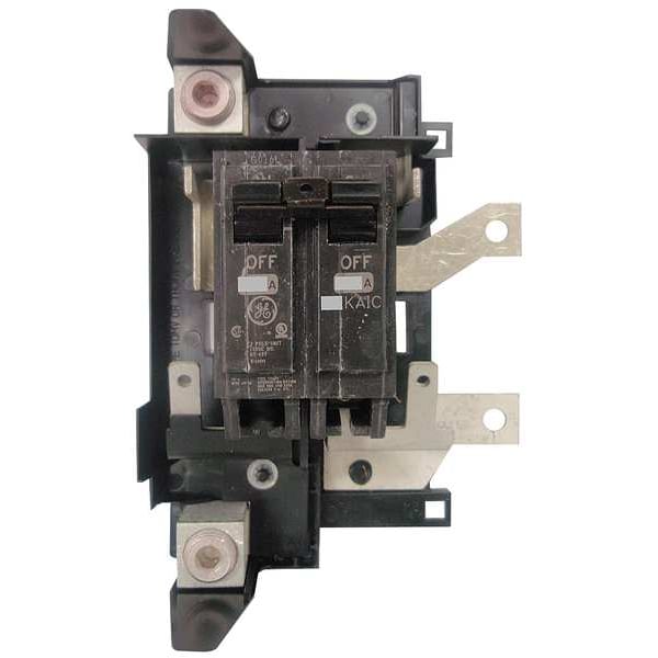 Ge Miniature Circuit Breaker, THQMV Series 100A, 2 Pole, 120/240V AC THQMV100D