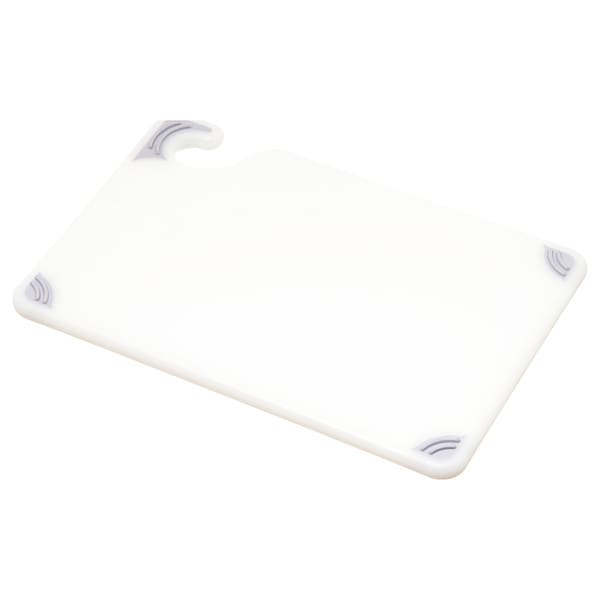 San Jamar Cutting Board, 6x9, White CBG6938WH Zoro