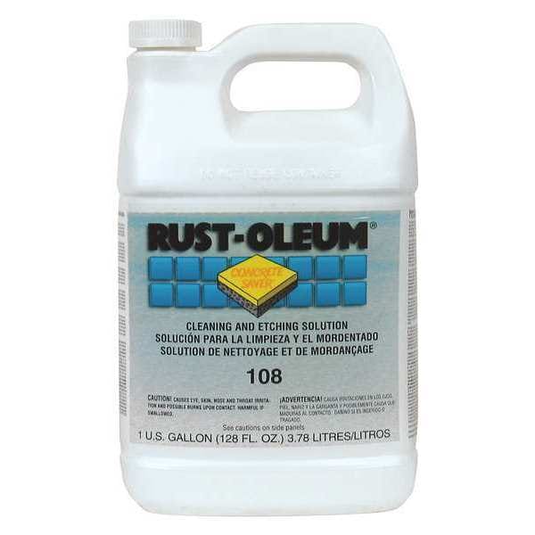 RustOleum Cleaning and Etching Solution, 1 gal, Jug, Pink (108402) Zoro