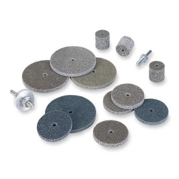 Norton Abrasives Unitized Wheel, 3 Diax1/4 Wx1/4, SC, VFN 66261058854