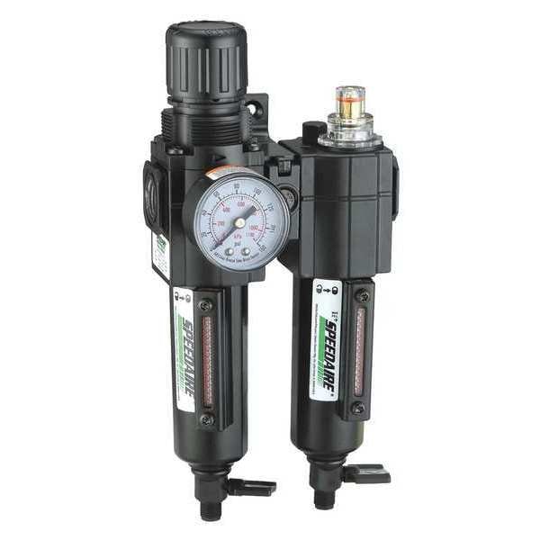 Speedaire FRL, 1/4 In. NPT, 51 cfm, 250 psi 7D684 | Zoro