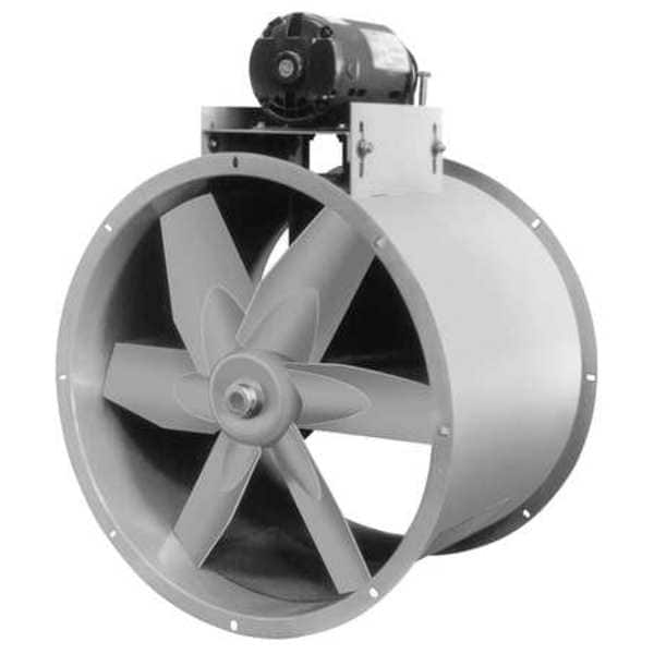 Dayton 30" Tubeaxial Fan w/ Motor & Drive Pkg, 208-230VAC 7J365