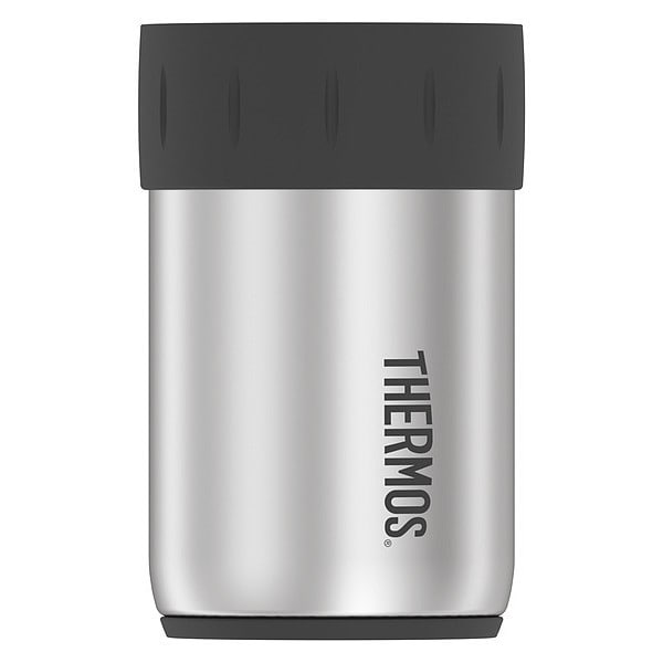 Thermos Stainless Steel Beverage Can Insulator, Stainless Steel/Gray 2700TRI6 Zoro