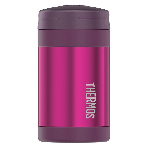 pink thermos food jar