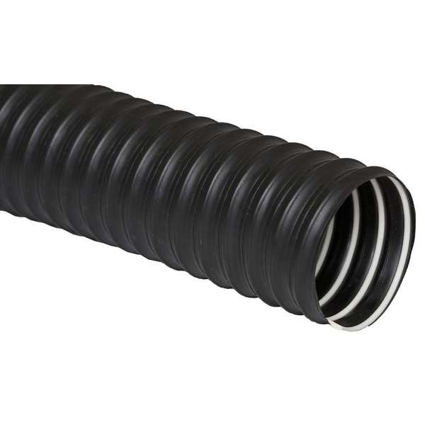 Flexaust Co Ducting Hose, 50 ft L, Black DFDT400050 Zoro