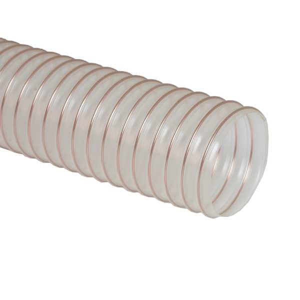 Flexaust Co Ducting Hose, 25 ft L, Clear 8331020025