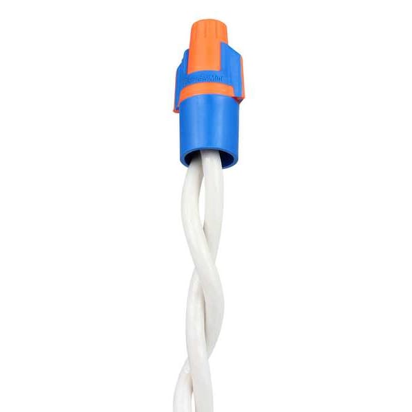 Ideal Twist-On Wire Connector, 12 AWG Max, Blue, Orange