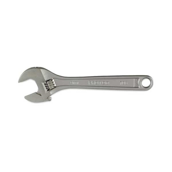 Proto Adjustable Wrench, Ergonomic, Satin Chrome J708LA Zoro