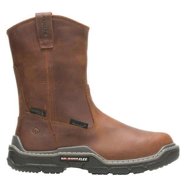 Wolverine Size 11 Men's Wellington Boot Composite Work Boots, Brown W211169