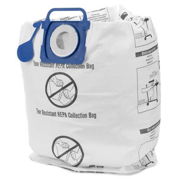 secondshipお取置き品　LL 白色２点　セコンドさん以外不可 Shop-Vac Bags, Non-Reusable, Dry, Cloth, PK2 9021733 | Zoro