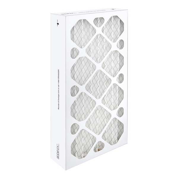 Zoro Select 12x24x4 Pleated Air Filter, High Capacity