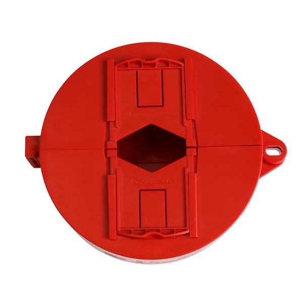Brady Ball Valve Lockout, 6 1/4 in W, Plastic 151749 | Zoro