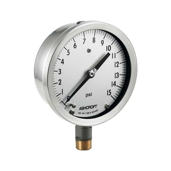 Ashcroft Pressure Gauge 451009S04L300 Zoro