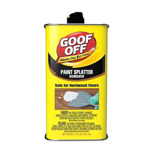 Goof Off Paint Remover, Solvent, Can, 12 oz FG900 Zoro