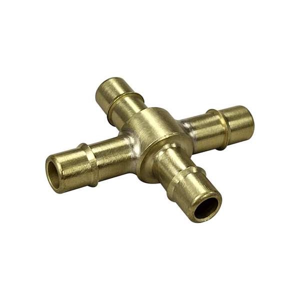 MemCo Mini Barb Fitting, 11/8", Brass X4 Zoro
