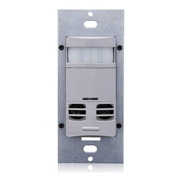 Leviton Occupancy Sensor, Wall Switch Box, Gray OSSMTMAG Zoro