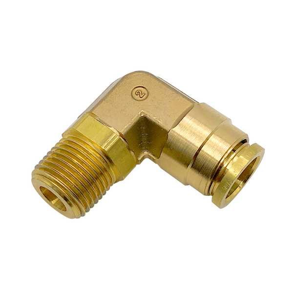 Parker Fitting, 1/2", Brass, PushtoConnect 169PTC88 Zoro