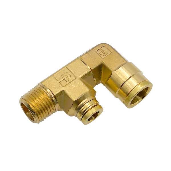 Parker PushtoConnect Brass DOT PushtoConnect Fitting, Brass, Silver 189PTC868 Zoro
