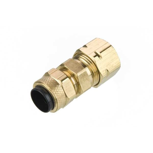 Parker Fitting, 11/4", Brass, Compression 62PCA4 Zoro