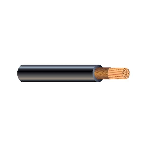 Southwire Welding Cable, 250 ft, Copper, 600V, Black 104110408 Zoro