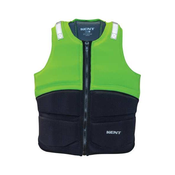 Kent Safety Fishing Vest, 3XL, 11.5lb, Green 15170040007021 Zoro