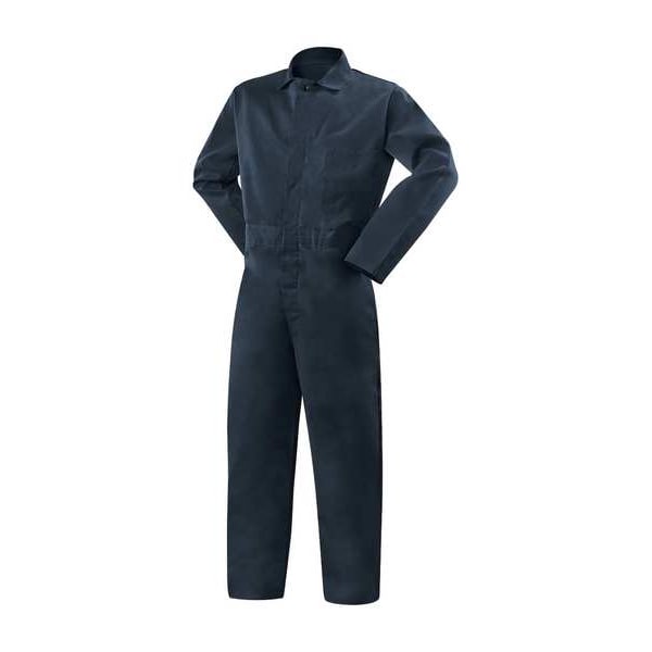Steiner FR Cotton Coveralls, L, 32 in Inseam, Cotton, Snap 1065-L