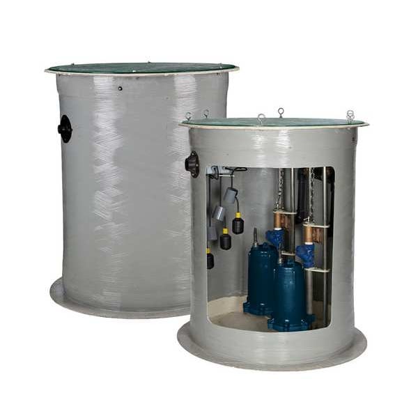 Franklin Electric Grinder Pump, Single Phase, 13.9A, 3450 RPM 515209 Zoro