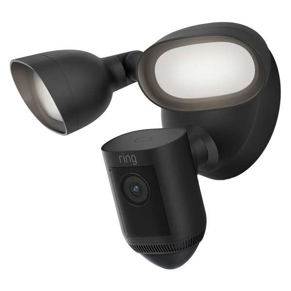 Ring Floodlight Camera, Black, 100 to 240VAC B08FCWQWDZ Zoro